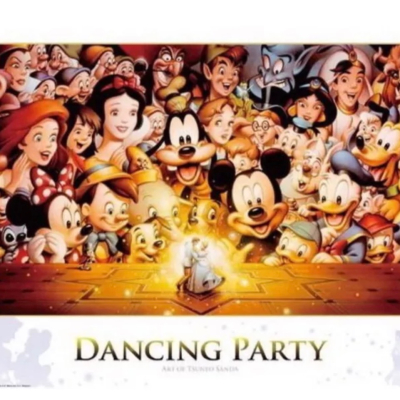 現貨 特價 日本拼圖 Tenyo 迪士尼 Disney 米奇米妮 Dancing Party 舞會 1000片 壓痕正版