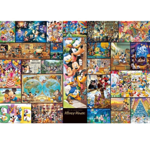現貨 日本拼圖 Tenyo 迪士尼 Disney 米奇 米妮 唐老鴨 歷年拼圖集 2000片 迷你拼圖 現貨 正品