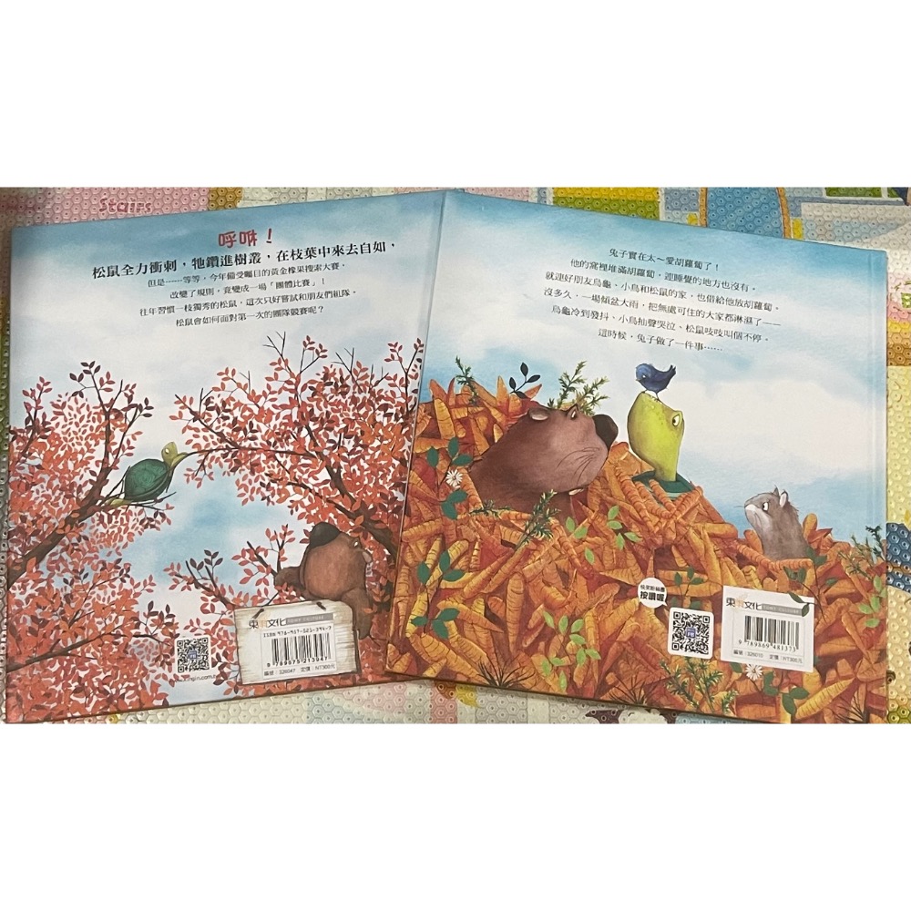 二手 中文 童書 繪本 我們一起來幫忙 .太多胡蘿蔔了 共2本-細節圖2