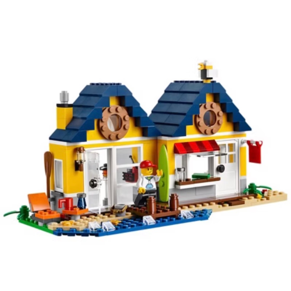 全新 正版 絕版 樂高 LEGO 31035 創意系列 海灘小屋 3合1-細節圖6