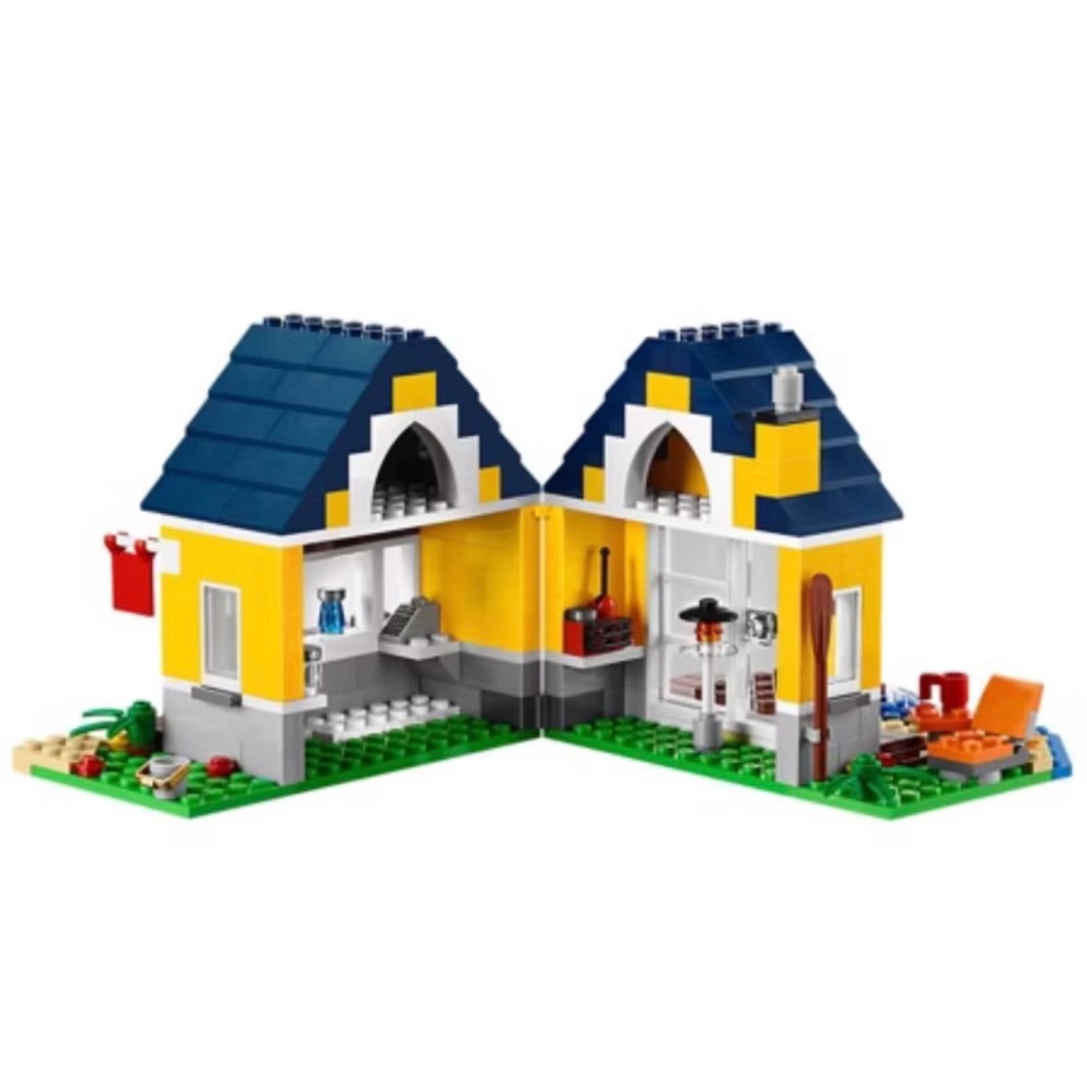 全新 正版 絕版 樂高 LEGO 31035 創意系列 海灘小屋 3合1-細節圖9