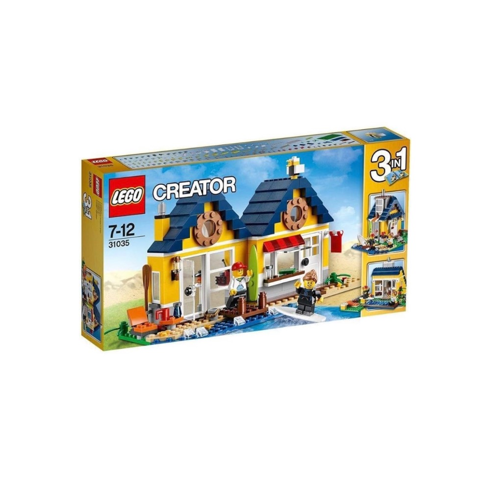 全新 正版 絕版 樂高 LEGO 31035 創意系列 海灘小屋 3合1-細節圖10