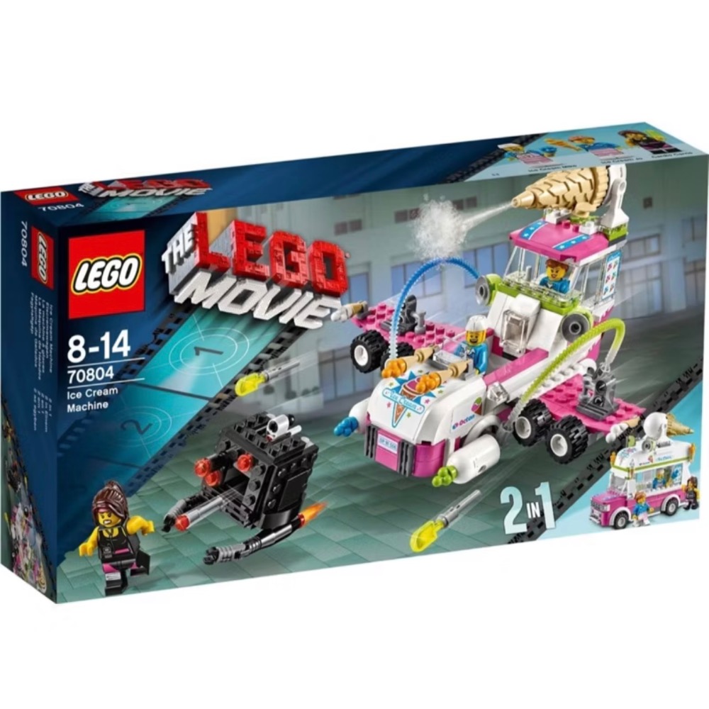 全新 正版 絕版 樂高 LEGO 70804 Movie 樂高玩電影 冰淇淋車-細節圖4