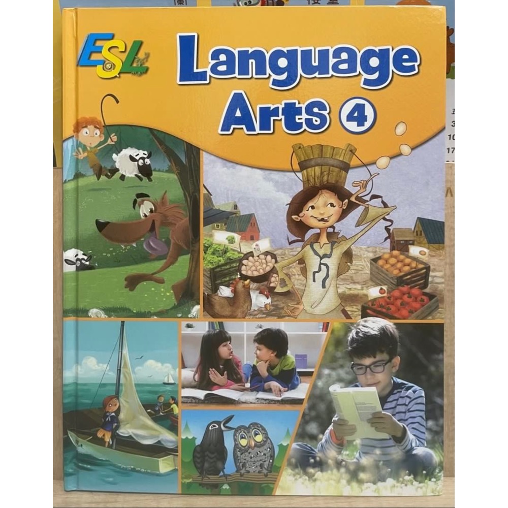 二手 英文 何嘉仁 Hess ESL Language Arts Tree House美語課本 Arts  4-細節圖2