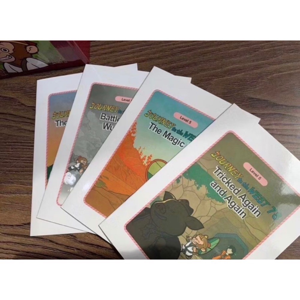 二手 英文 童書  (Little fox ) Journey to the west 西遊記（共108本）+1本練習冊-細節圖4
