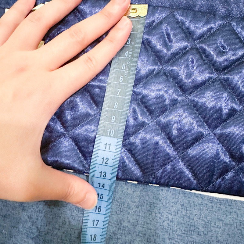 LANBUM 泰國 曼谷包 帆布包 托特包 藍色 蝴蝶結-細節圖4