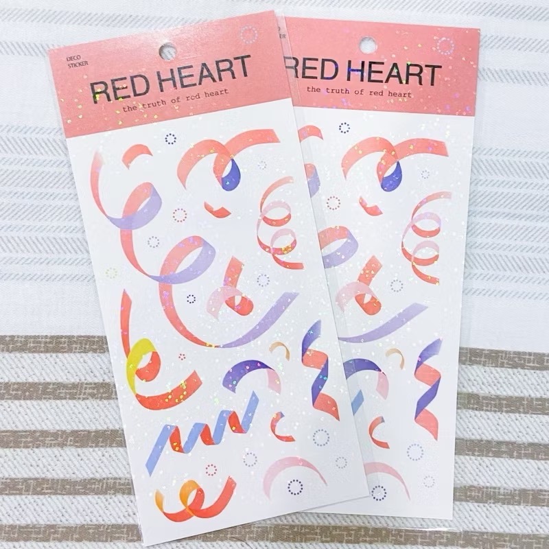 RED HEART(白底)