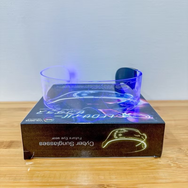 科技眼鏡 發光眼鏡 未來眼鏡 LED眼鏡 裝扮 表演用-細節圖2