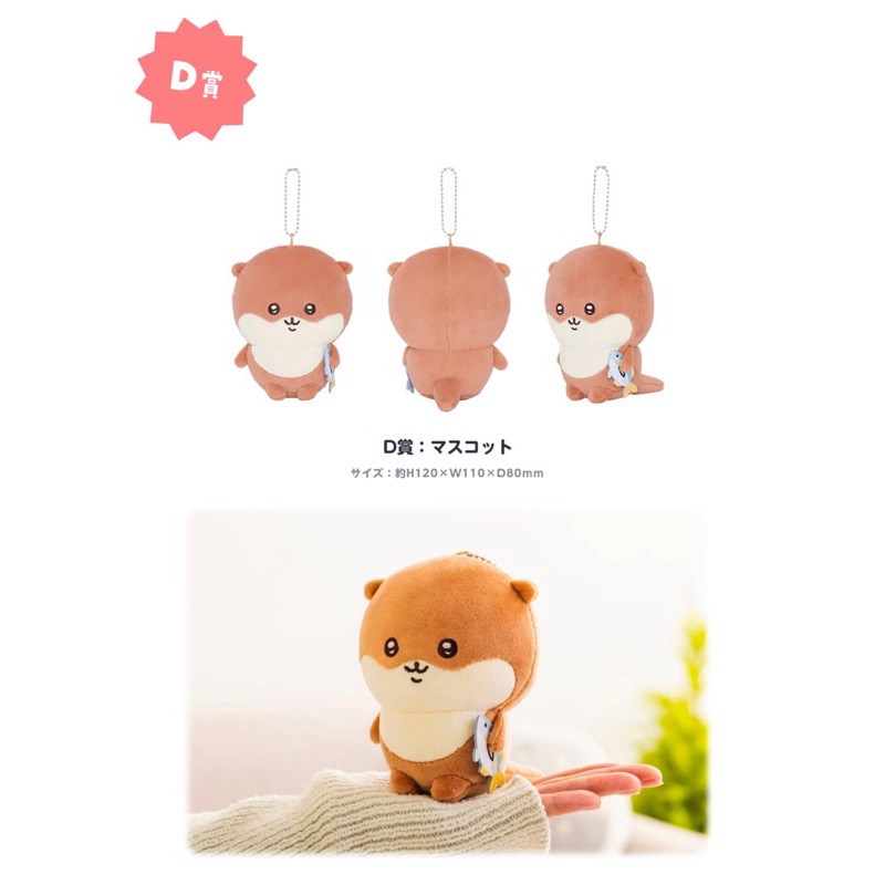 自嘲熊水獺一番賞 小水獺 自嘲熊商店 Nagano Market D賞-細節圖2