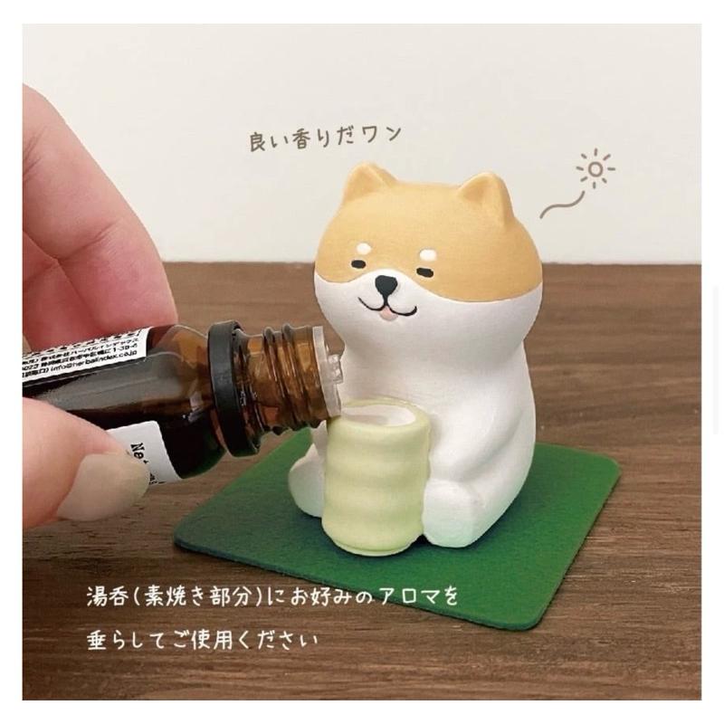 現貨🎏日本 DECOLE 陶瓷擴香器 擴香石 精油 動物泡茶 陶瓷 擴香器 擺飾 水豚 貓咪 柴犬-細節圖2