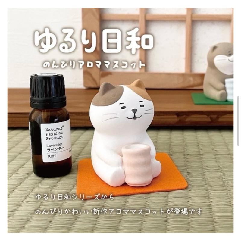 現貨🎏日本 DECOLE 陶瓷擴香器 擴香石 精油 動物泡茶 陶瓷 擴香器 擺飾 水豚 貓咪 柴犬-細節圖3