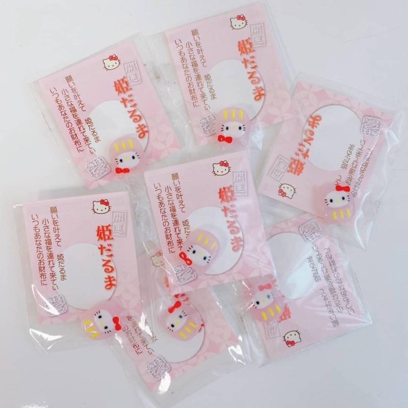 新品現貨✨日本製 KITTY系列琉璃金箔開運御守🇯🇵 粉達摩 富士山-細節圖4