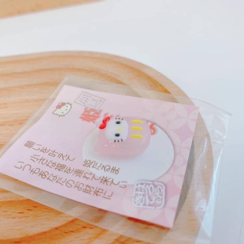 新品現貨✨日本製 KITTY系列琉璃金箔開運御守🇯🇵 粉達摩 富士山-細節圖7