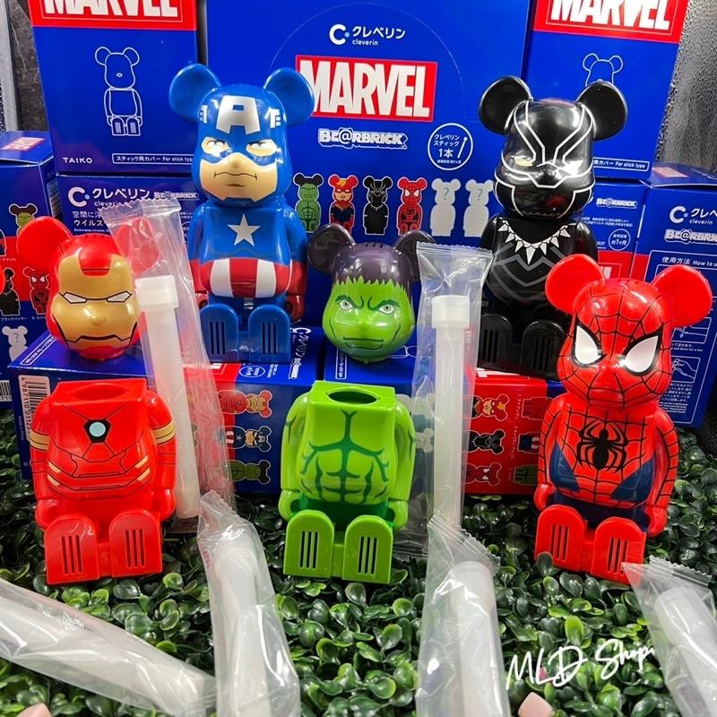 現貨🔥BE@RBRICK 庫柏力克熊 X Cleverin日本加護靈 空氣除菌 抗菌 公仔 聖誕禮物 日本限定 漫威英雄-細節圖4
