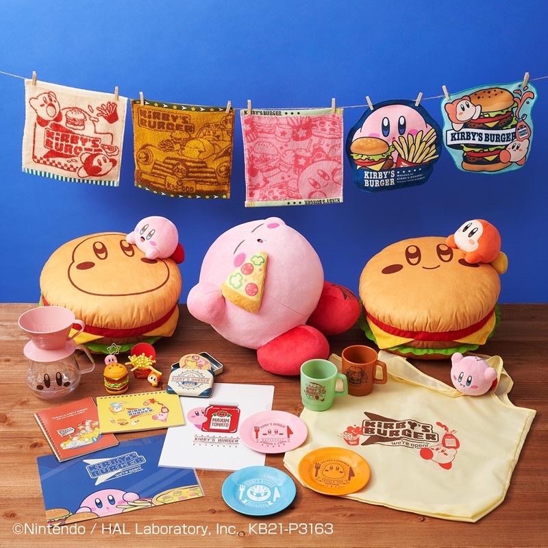 現貨🔥全新日版 星之卡比 一番賞 卡比漢堡系列 筆記本 杯子 盤子 方巾 KIRBY＇S BURGER-細節圖2