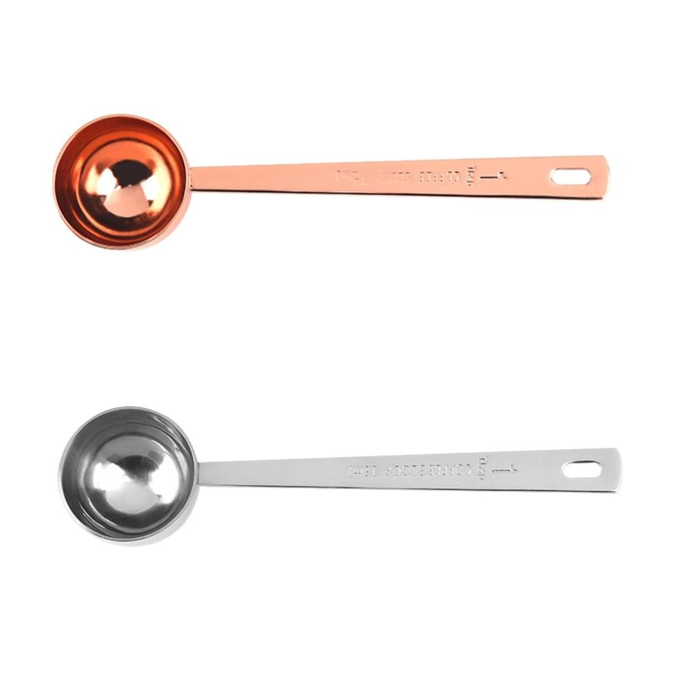 咖啡勺 玫瑰金勺 咖啡匙 不鏽鋼勺 勺子 奶粉勺  奶勺 湯匙 勺【啡茶時刻】-細節圖9