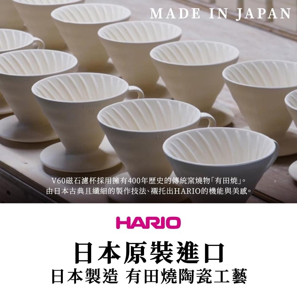 【日制 最多人使用】HARIO濾杯 V60 陶瓷濾杯 V02 V01 濾杯 手沖濾杯 咖啡 VDC-02W 【啡茶時刻】-細節圖2