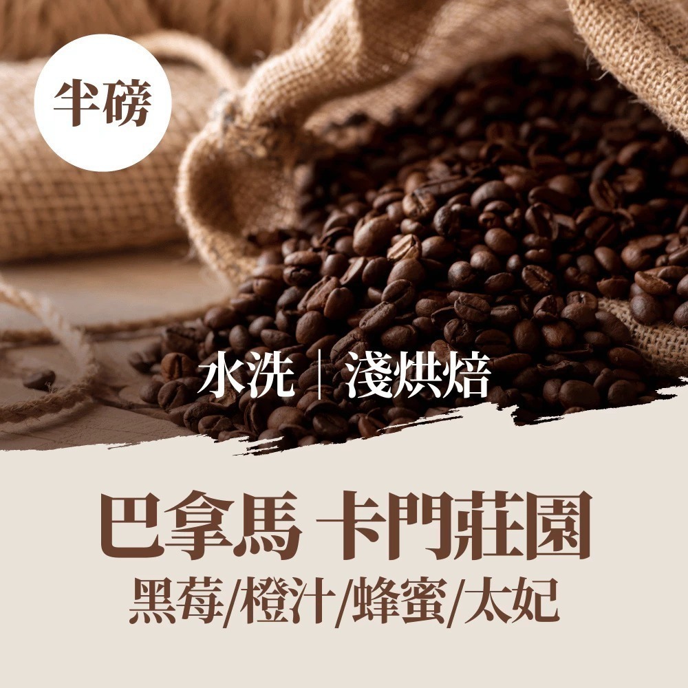 巴拿馬卡門莊園 - 半磅｜淺焙