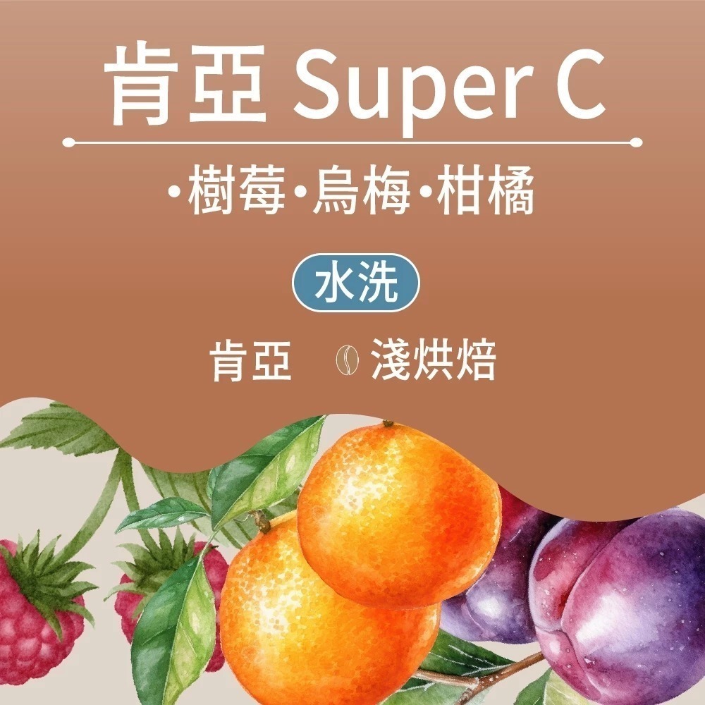 肯亞 Super C  - 半磅｜淺焙