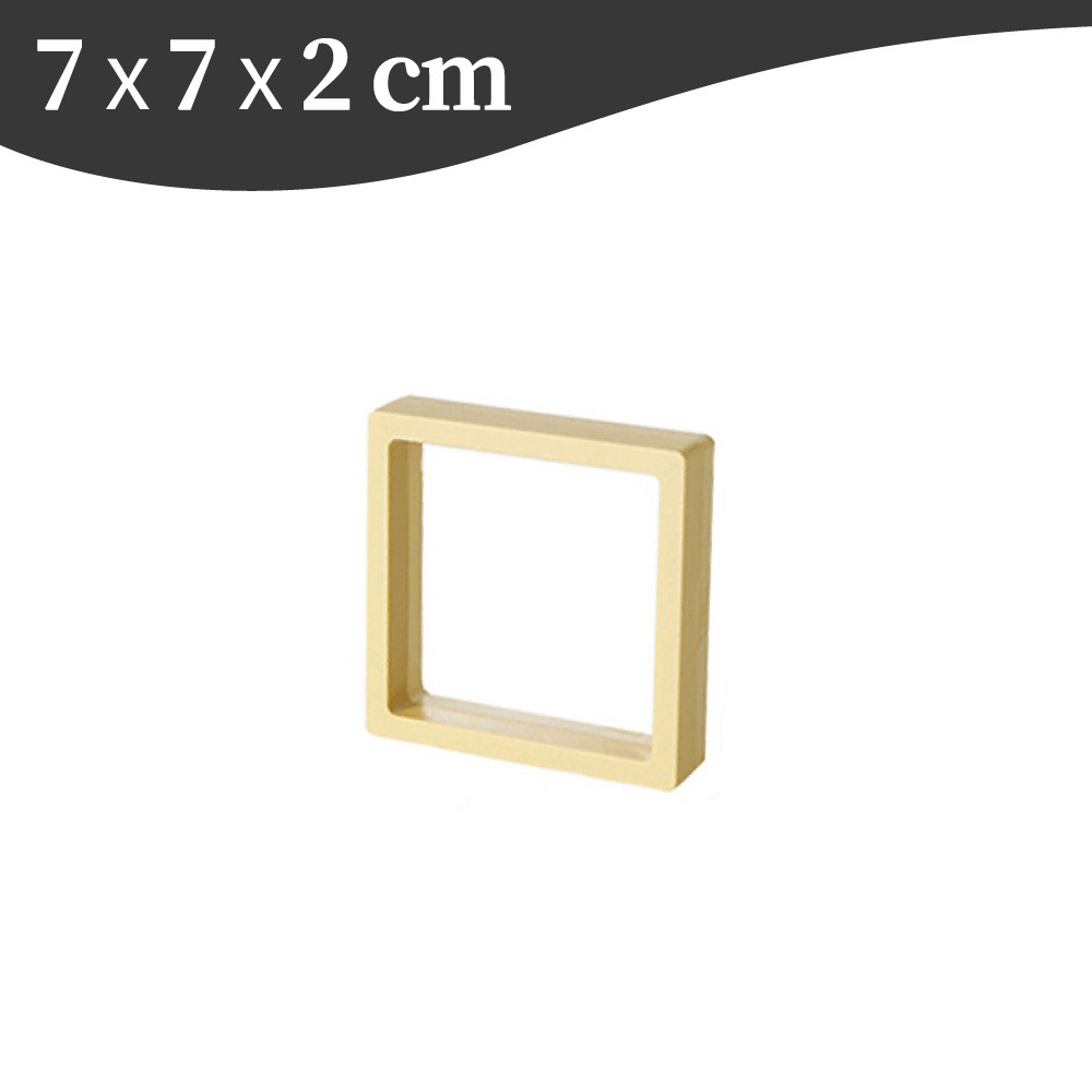 淡黃｜小號｜7*7*2cm