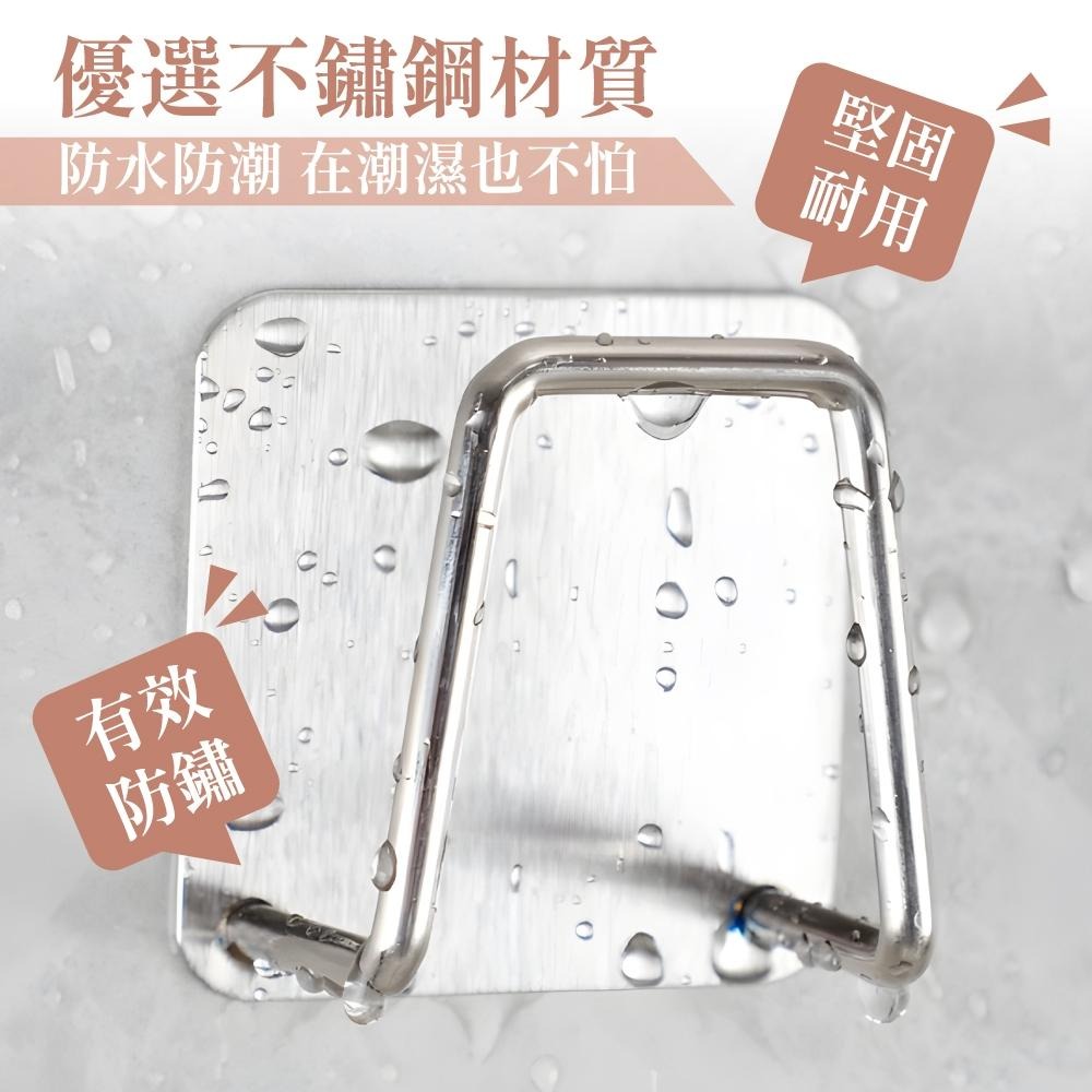 菜瓜布瀝水架 不鏽鋼海綿架 不鏽鋼瀝水架掛勾 菜瓜布架 掛架 海綿架 廚房掛鉤 廚房掛勾 鍋蓋收納架 【啡茶時刻】-細節圖3