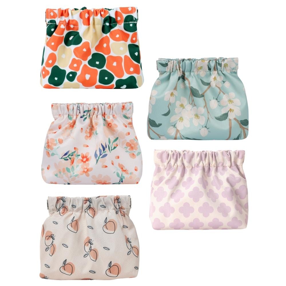 彈片收納包 收納包 口紅包 零錢包 隨身收納包 收納袋 彈片收納袋 多功能收納袋 彈片包 【啡茶時刻】-細節圖9