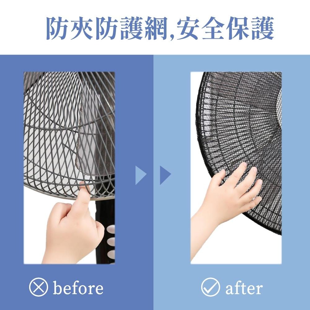 電風扇網罩 風扇套 電風扇保護套 電風扇罩 電風扇安全罩 電風扇防護罩 電扇保護罩 兒童 風扇罩 【啡茶時刻】-細節圖6