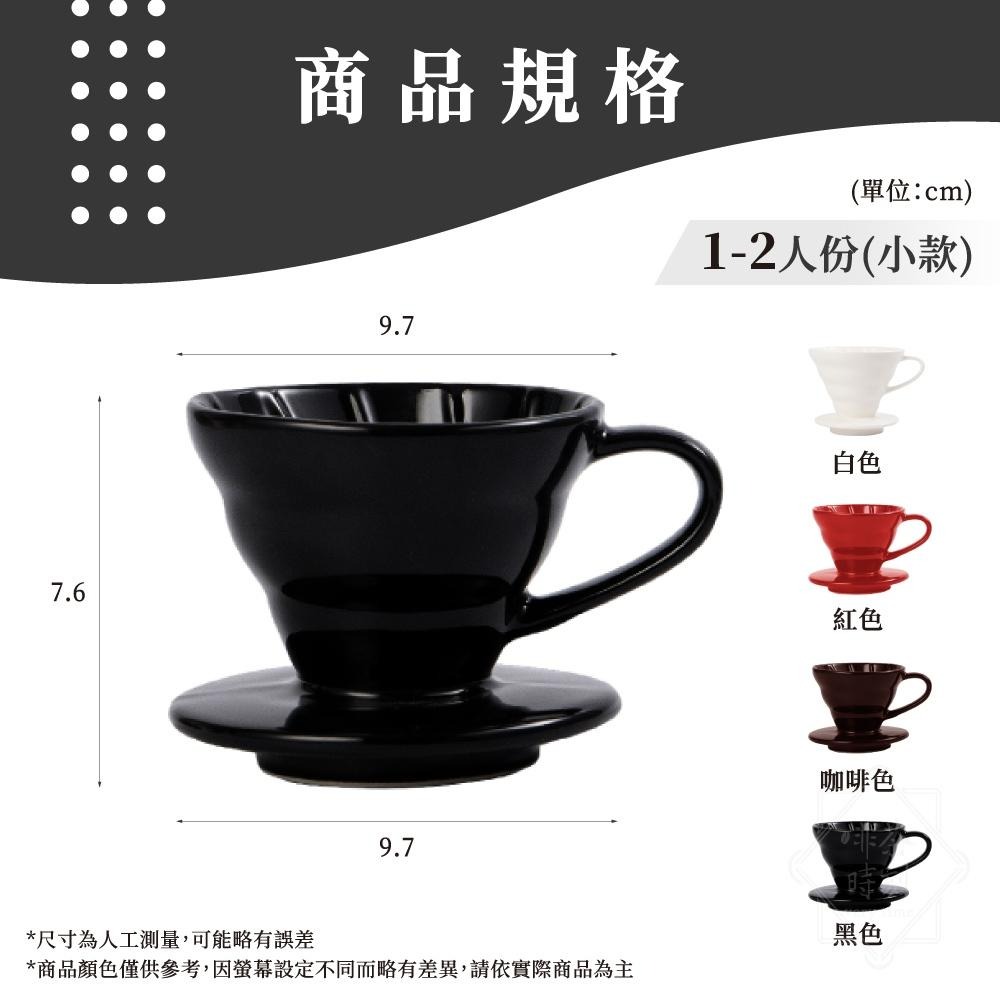 陶瓷濾杯 V60 咖啡濾杯  錐形濾杯 01 02濾杯 手沖濾杯 濾杯 陶瓷咖啡濾杯 【啡茶時刻】-細節圖8