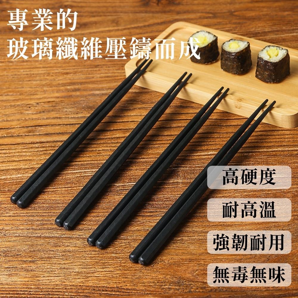 六角合金筷 日式六角尖頭筷 料理筷 餐具 防滑筷 日式筷子 耐熱筷 無毒筷子 環保筷 筷子 合金筷【啡茶時刻】-細節圖4