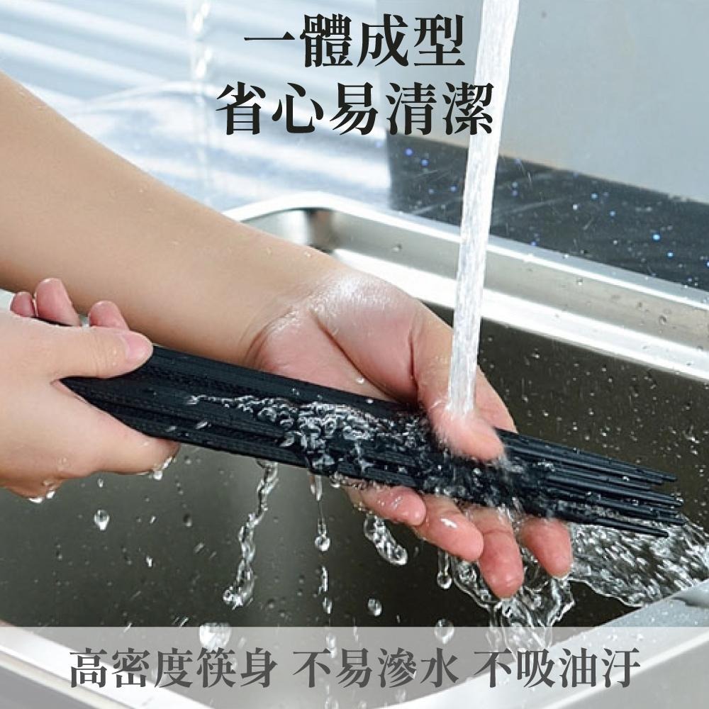 六角合金筷 日式六角尖頭筷 料理筷 餐具 防滑筷 日式筷子 耐熱筷 無毒筷子 環保筷 筷子 合金筷【啡茶時刻】-細節圖5