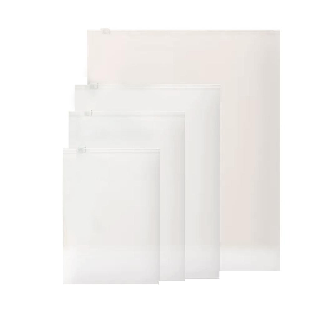 磨砂夾鍊袋 夾鏈袋 收納袋 旅行收納袋 拉鍊袋 防塵袋 密封袋 衣服收納袋 夾鍊袋 霧面夾鏈袋 磨砂袋【啡茶時刻】-細節圖9