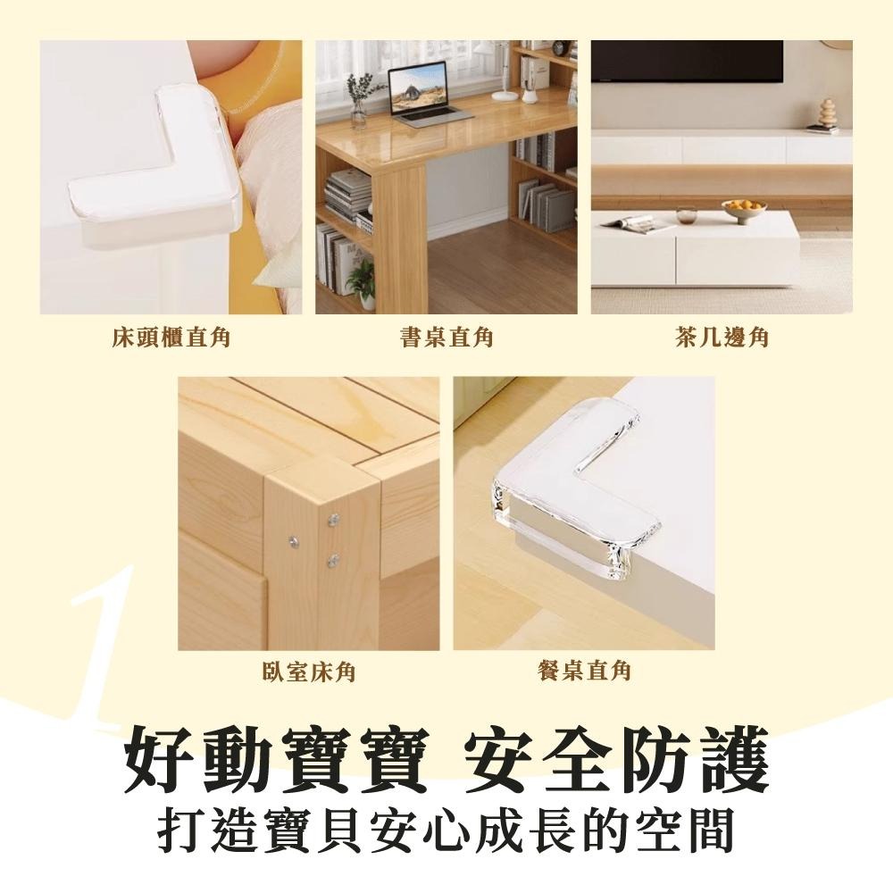 透明防撞角 防撞角 防撞條 防撞 兒童防撞 防撞傷 護角 圓形防撞角 桌腳墊 護角 矽膠墊 防撞貼 【啡茶時刻】-細節圖4