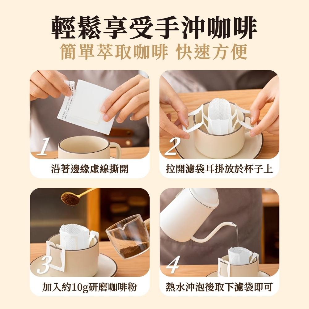 掛耳濾袋 咖啡濾掛袋 耳掛式濾紙 濾掛咖啡袋 咖啡濾袋 濾紙 掛耳濾紙 濾袋 掛耳式咖啡濾紙 【啡茶時刻】-細節圖7
