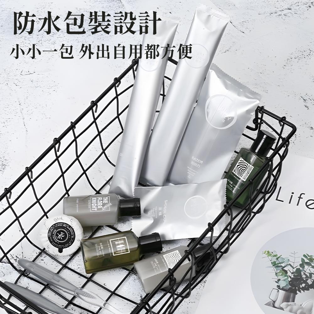 一次性旅行組 旅行一次性用品 一次性 盥洗用具 拋棄式 刮鬍刀 梳子 浴帽 牙刷 旅行組 旅行用品 【啡茶時刻】-細節圖7