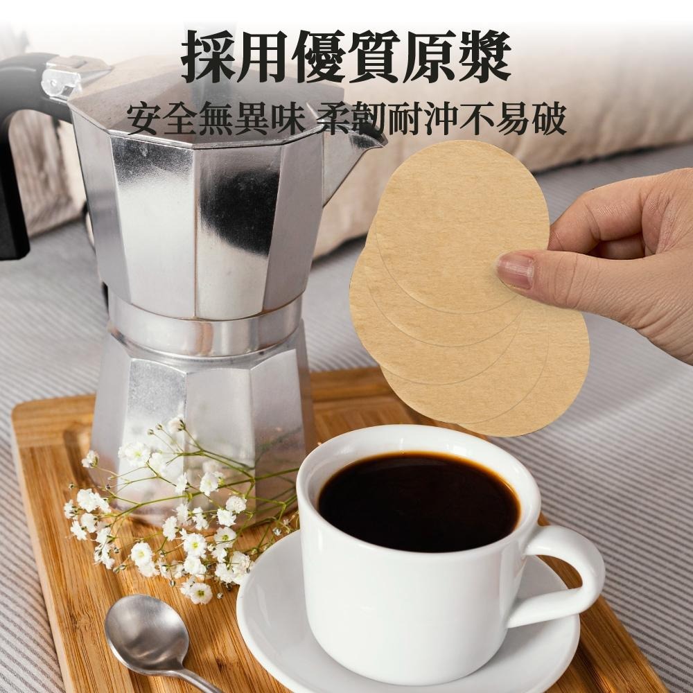 圓形濾紙 丸形濾紙 摩卡壺濾紙 冰滴壺濾紙 咖啡濾紙 過濾紙 咖啡 丸型 義式咖啡濾紙 咖啡用具 濾紙 【啡茶時刻】-細節圖5