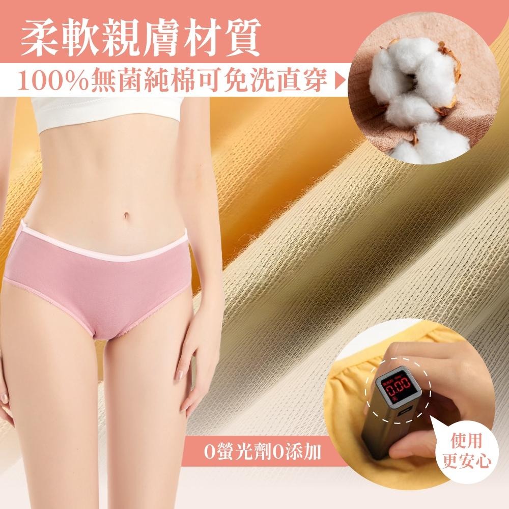一次性免洗內褲 一次性內褲 免洗內褲 拋棄式內褲 免洗褲 生理褲 產婦免洗內褲 純棉內褲 紙內褲【啡茶時刻】-細節圖2