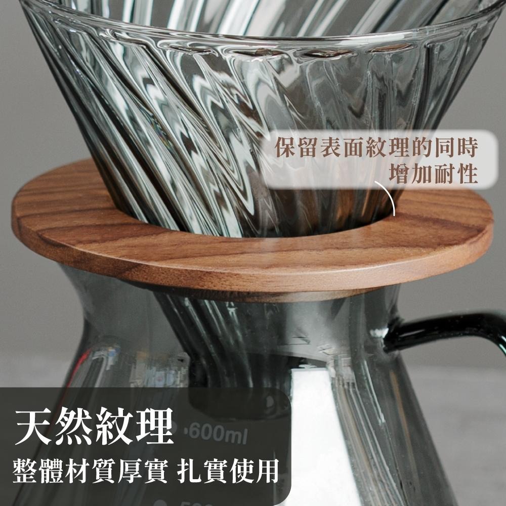 濾杯胡桃木托 濾杯架 咖啡濾架 咖啡濾杯木托 手沖咖啡 濾杯 咖啡 手沖 濾紙木托 濾杯支架 過濾杯 底托 【啡茶時刻】-細節圖3