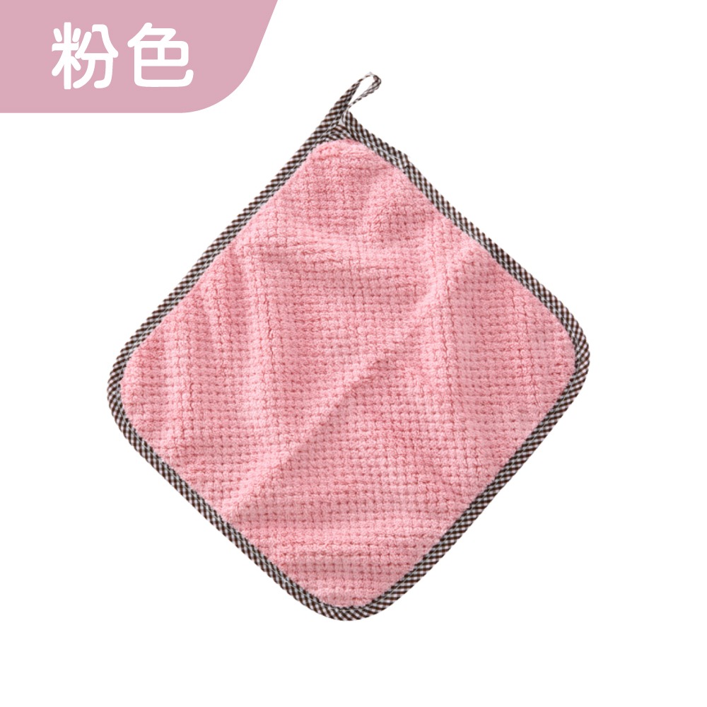 抹布 擦手巾 吸水毛巾 廚房抹布 擦手毛巾 珊瑚絨抹布 擦手布 毛巾 珊瑚絨毛巾 加厚吸水擦手巾 【啡茶時刻】-規格圖9