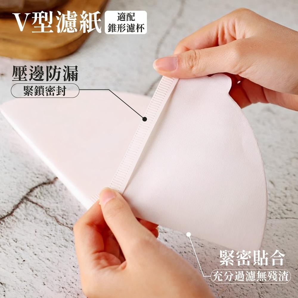 咖啡濾紙 蛋糕濾紙 錐形濾紙 扇形濾紙 蛋糕型  V型濾紙 手沖咖啡濾紙 漂白濾紙 無漂白濾紙 T型濾紙【啡茶時刻】-細節圖4