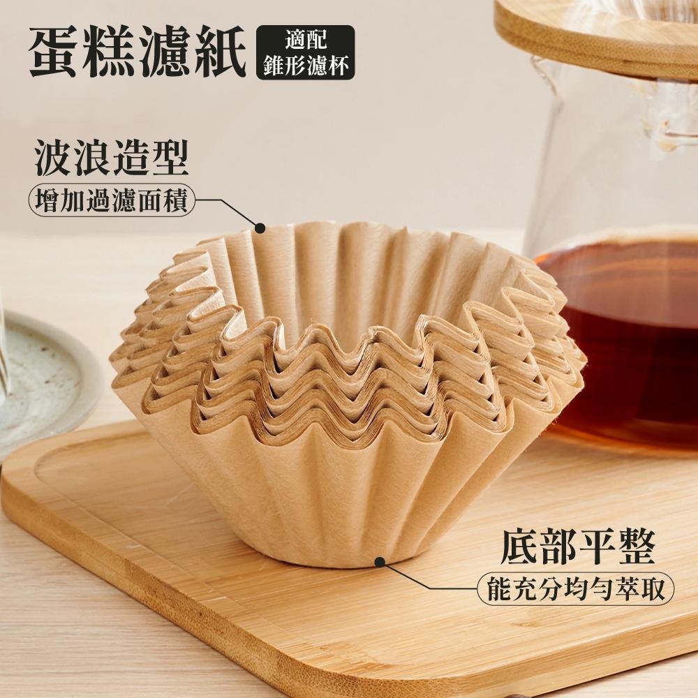 咖啡濾紙 蛋糕濾紙 錐形濾紙 扇形濾紙 蛋糕型  V型濾紙 手沖咖啡濾紙 漂白濾紙 無漂白濾紙 T型濾紙【啡茶時刻】-細節圖6