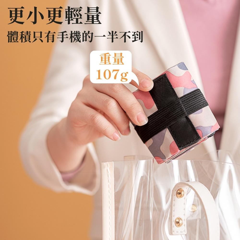 折疊收納袋 環保購物袋 收納袋 購物袋 環保袋 環保包 側背包 肩背包 提袋 手提袋 背袋 【啡茶時刻】-細節圖3