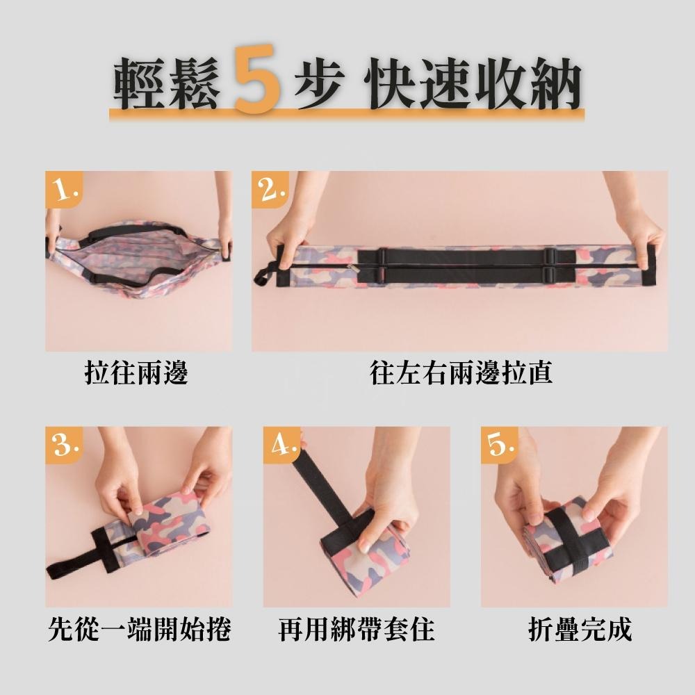 折疊收納袋 環保購物袋 收納袋 購物袋 環保袋 環保包 側背包 肩背包 提袋 手提袋 背袋 【啡茶時刻】-細節圖6