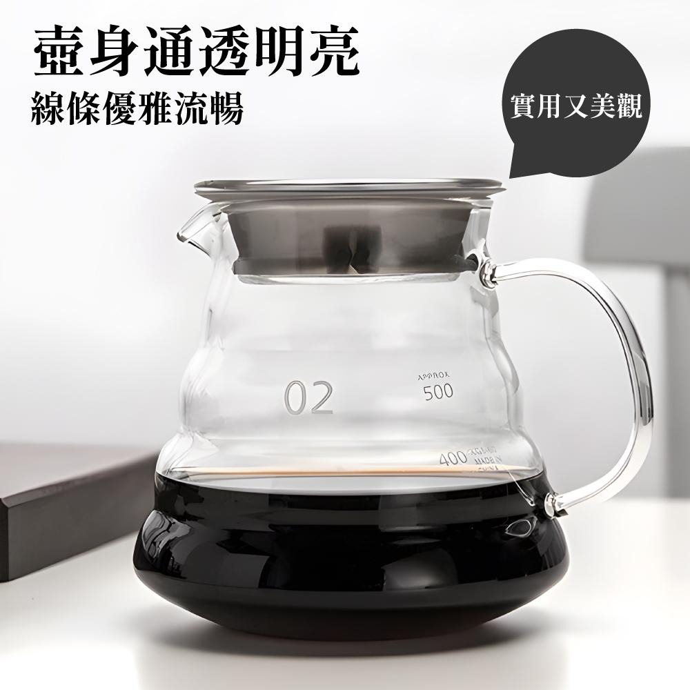 咖啡壺 雲朵咖啡壺 雲朵壺 玻璃咖啡壺 手沖玻璃壺 濾掛壺 雲朵玻璃壺 咖啡底壺 咖啡手沖壺【啡茶時刻】-細節圖4