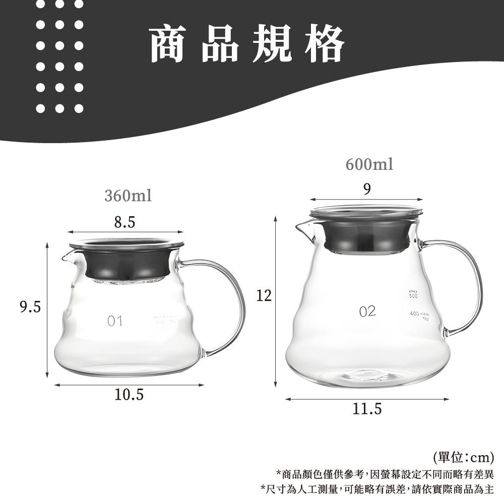 咖啡壺 雲朵咖啡壺 雲朵壺 玻璃咖啡壺 手沖玻璃壺 濾掛壺 雲朵玻璃壺 咖啡底壺 咖啡手沖壺【啡茶時刻】-細節圖8