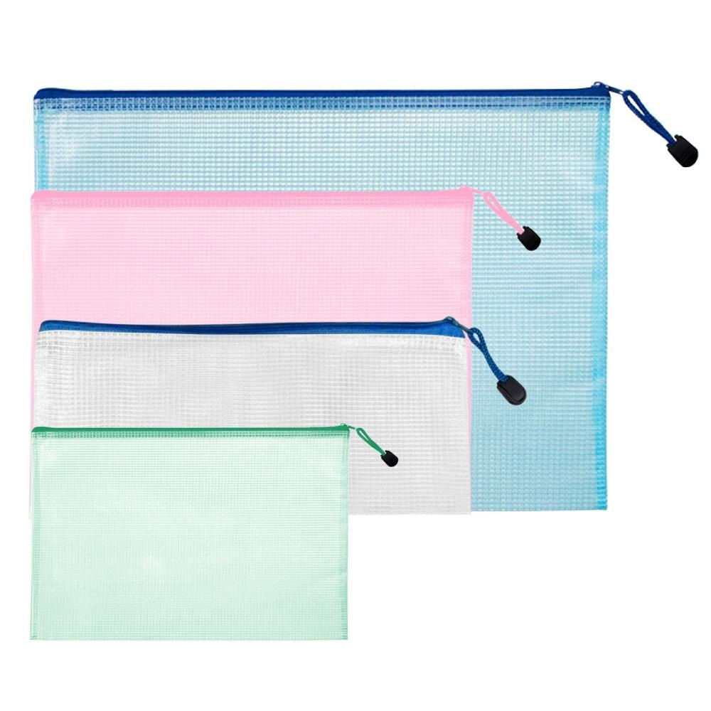 資料袋 文件袋 網格網狀收納袋 夾鏈袋 拉鍊袋 文具袋 文件包 網格拉鍊袋 資料夾 票據袋 a4 a5【啡茶時刻】-細節圖9