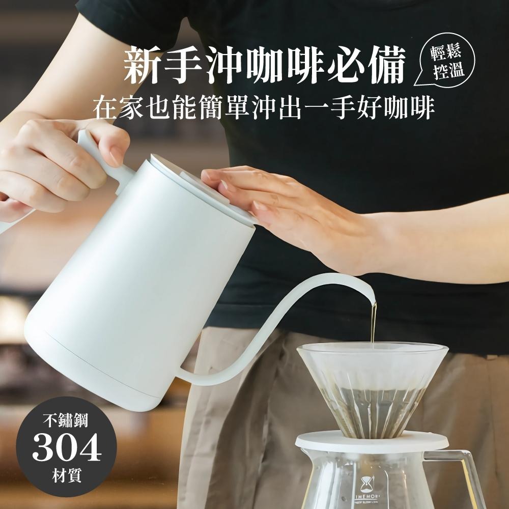 TIMEMORE 泰摩 魚Smart 溫控壺 溫控手沖壺 細嘴壺 鶴嘴壺 600ml 800ml 細口壺【啡茶時刻】-細節圖6