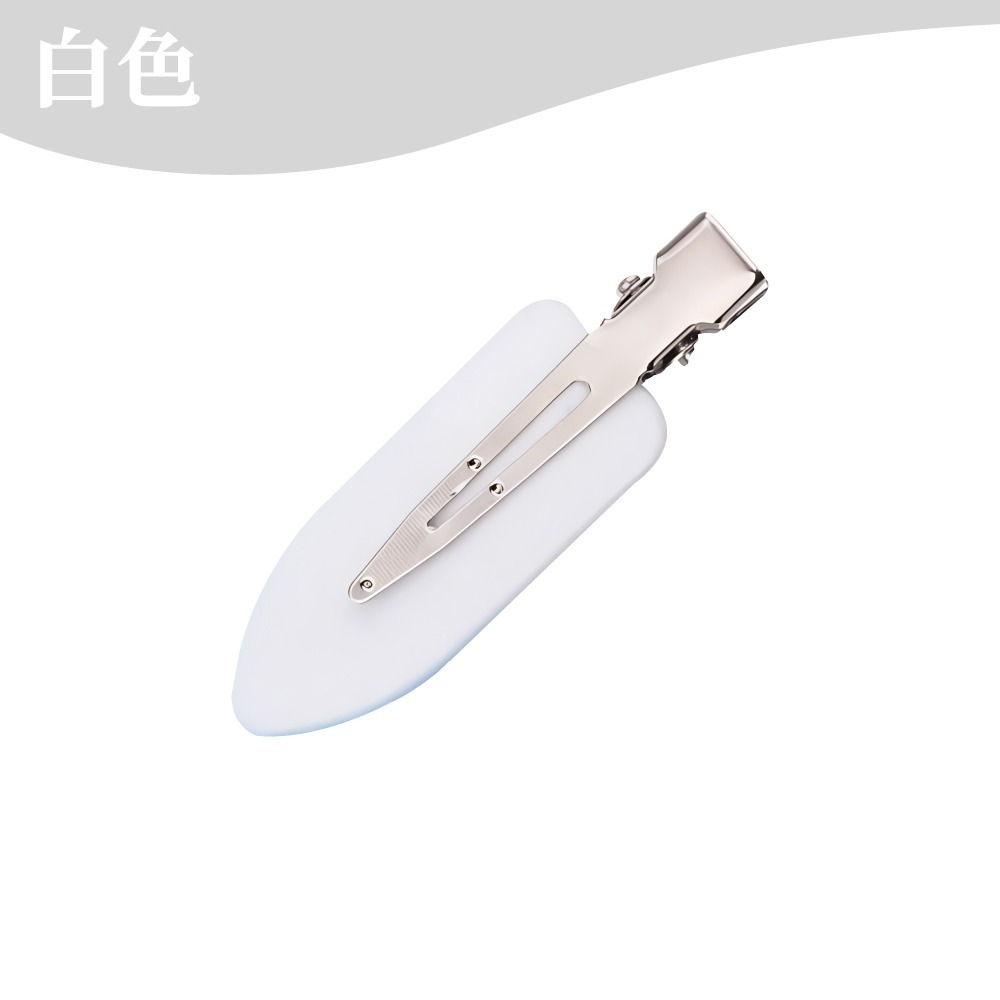 (白色) 無痕髮夾