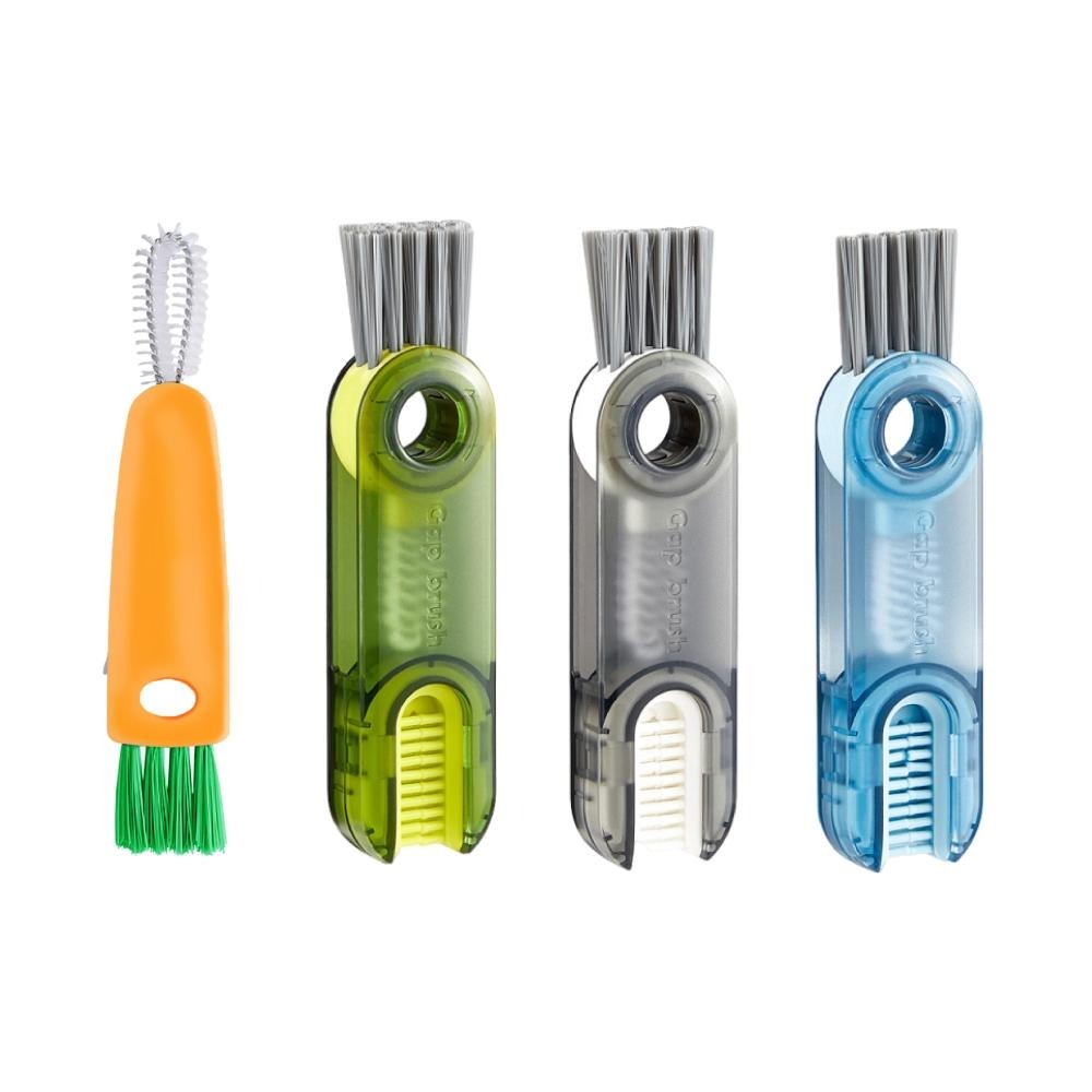 三合一清潔刷 杯蓋刷 三合一杯蓋清潔刷 杯刷 清潔刷 保溫瓶蓋清潔刷 刷子 細縫刷 【啡茶時刻】-細節圖8