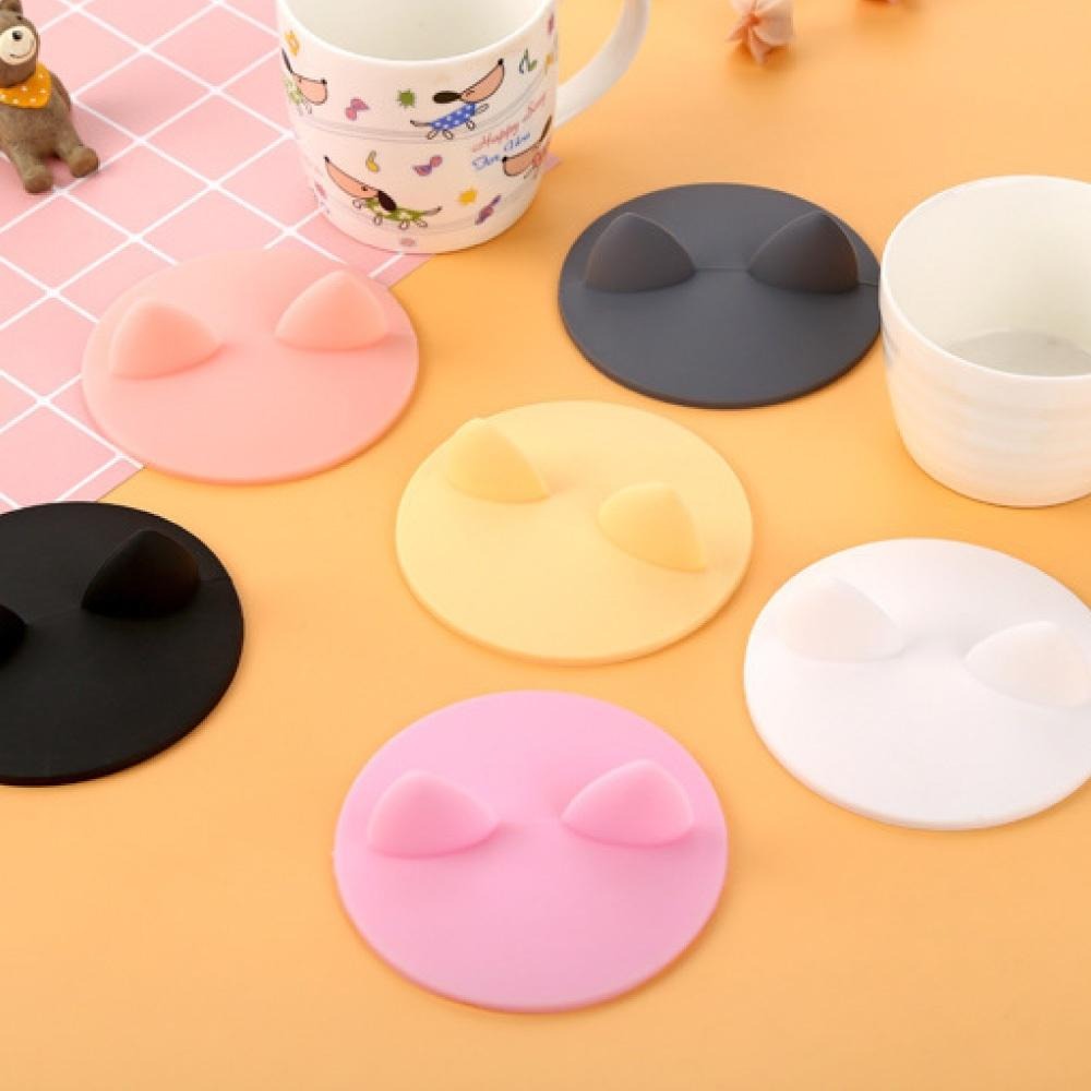 貓耳杯蓋 矽膠杯蓋 防塵杯蓋 矽膠防塵杯蓋 防塵蓋 馬克杯蓋 蓋子 密封杯蓋 軟膠杯蓋 矽膠蓋  杯蓋 【啡茶時刻】-細節圖7