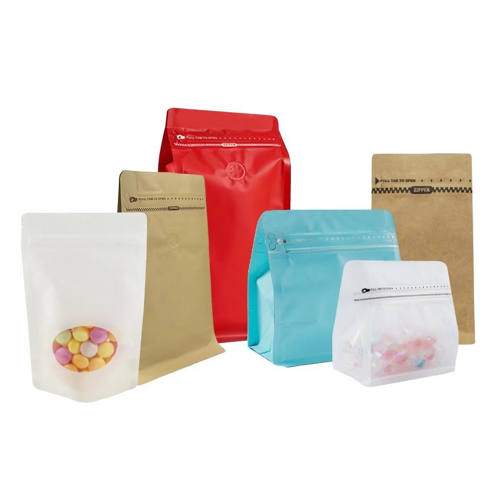 咖啡袋  咖啡豆袋 口袋夾鏈平底袋 咖啡半磅袋 餅乾袋 零食袋 【啡茶時刻】-細節圖9